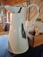 Oude Emaille Kan - Brocante Stijl, Antiek en Kunst, Antiek | Emaille, Ophalen