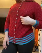 Hand gebreide wollen truien, Ophalen of Verzenden, Nieuw, Rood
