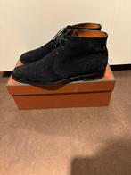 Santoni veterschoen maat 41, Blauw, Ophalen of Verzenden, Zo goed als nieuw, Veterschoenen