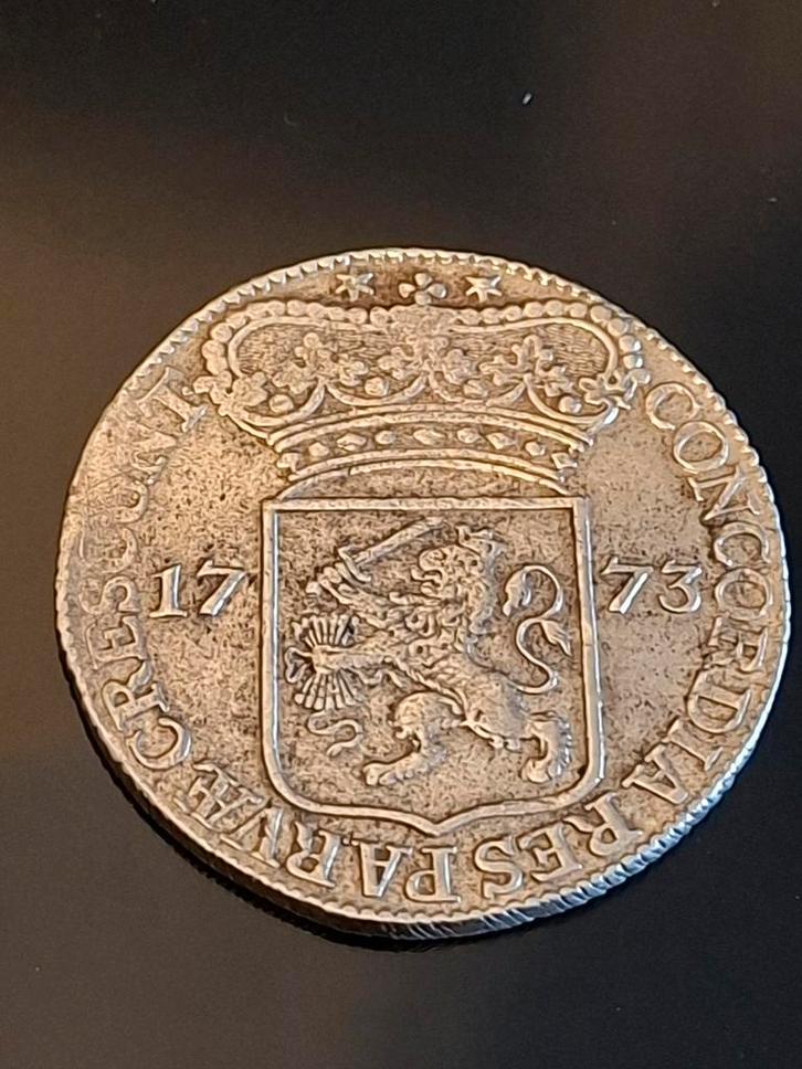 Zilveren Dukaat 1773- Zeeland, Postzegels en Munten, Munten | Nederland, Overige waardes, Vóór koninkrijk, Ophalen of Verzenden