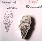 Voedsel 119 EZ-mounted stempel, Ophalen of Verzenden, Gebruikt, EZ-mounted stempel