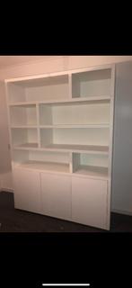 Vakkenkast Wit (Goossens Wonen), Huis en Inrichting, Kasten | Buffetkasten, Ophalen, 200 cm of meer, 150 tot 200 cm, Eikenhout