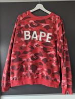 Bape Bathing Ape red camo Swarovski sweater Pharrell Nigo, Maat 52/54 (L), Gedragen, Ophalen of Verzenden, Bape