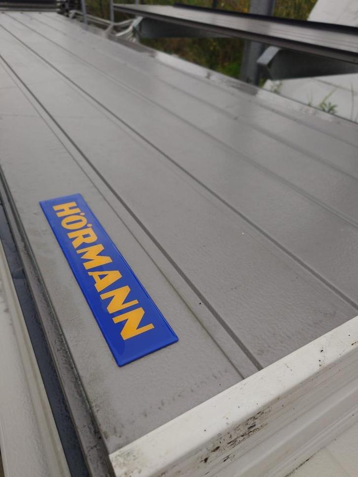 Geïsoleerde (overhead)  Hörmann deurpanelen (A1), Doe-het-zelf en Verbouw, Deuren en Horren, Gebruikt, Garagedeur, Minder dan 200 cm