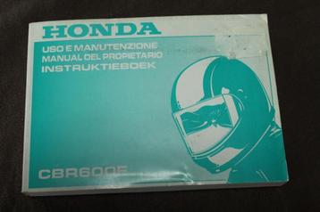 Honda CBR600F 1999 motorfiets instructie boekje CBR 600 F beschikbaar voor biedingen