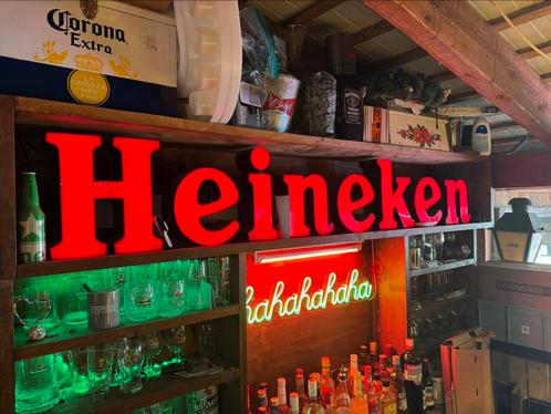 Heineken gevel reclame lichtbak, Verzamelen, Merken en Reclamevoorwerpen, Gebruikt, Lichtbak of (neon) lamp, Ophalen