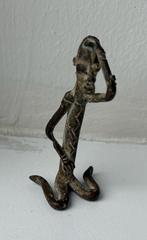 Antiek Bronzen Beeldje - Menselijke Figuur, Ophalen of Verzenden, Gebruikt, Mens