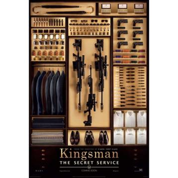 Kingsman The Secret Service poster bij Stichting Superwens! 