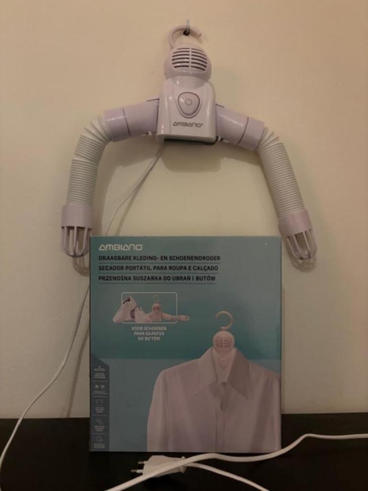 Draagbare kleding- en schoenen- droger, Witgoed en Apparatuur, Wasdrogers, Nieuw, Minder dan 4 kg, Minder dan 85 cm, Ophalen of Verzenden