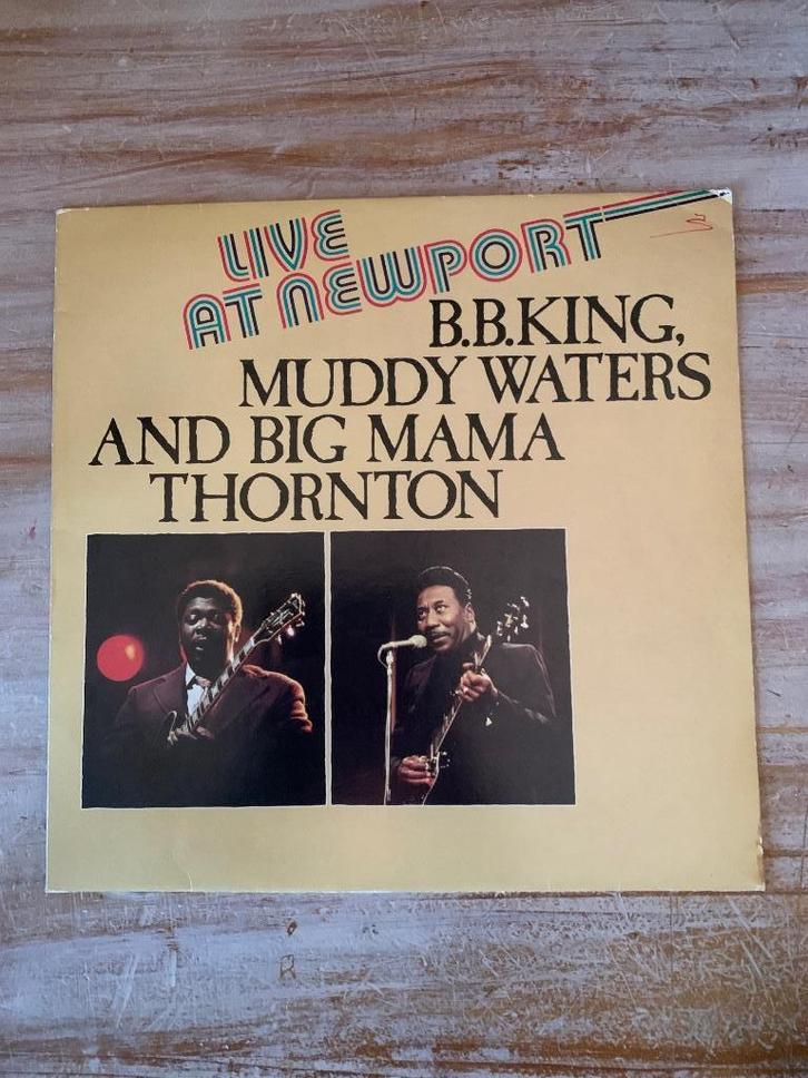 Lp BB King , muddy Waters Live at Newport, Cd's en Dvd's, Vinyl | Jazz en Blues, Gebruikt, Blues, 1960 tot 1980, 12 inch, Ophalen of Verzenden