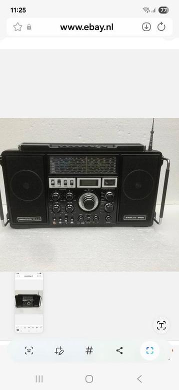 Grundig 2400 Satellit Gevraagd. beschikbaar voor biedingen
