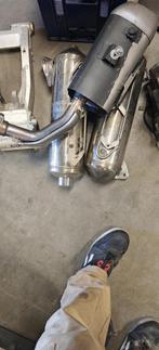 Originele uitlaten Piaggio Beverly/mp3 en Yamaha, Ophalen, Gebruikt