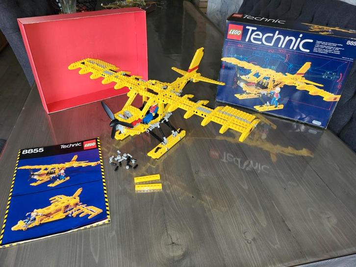 Lego technic 8855 Prop plane compleet en als nieuw., Kinderen en Baby's, Speelgoed | Duplo en Lego, Zo goed als nieuw, Lego, Complete set