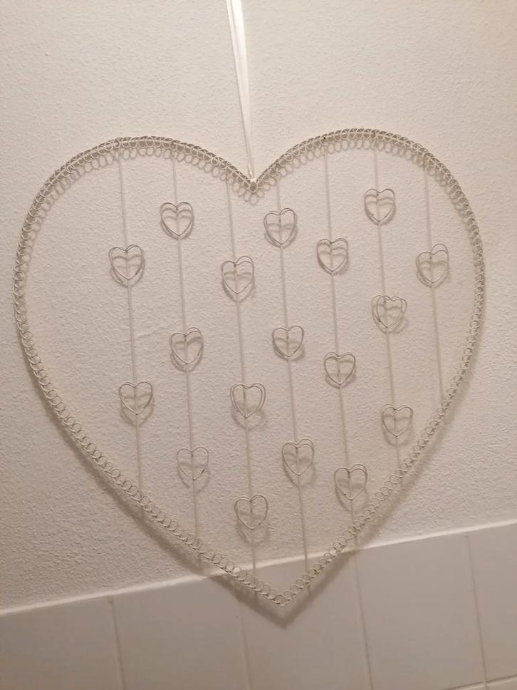Hartvormige fotohouder, Huis en Inrichting, Woonaccessoires | Wanddecoraties, Gebruikt, Ophalen of Verzenden