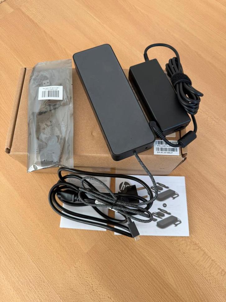 HP USB-C Universal Docking Station - Zo goed als nieuw!, Computers en Software, Dockingstations, Zo goed als nieuw, Docking station