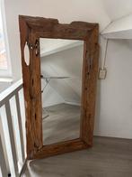 Grote spiegel met houten lijst, Huis en Inrichting, Woonaccessoires | Spiegels, Ophalen, Gebruikt, 100 tot 150 cm, 75 tot 100 cm