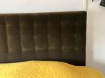 Groen fluwelen hoofdbord IKEA 160cm - als nieuw!, Ophalen, Tweepersoons, Zo goed als nieuw, Stof