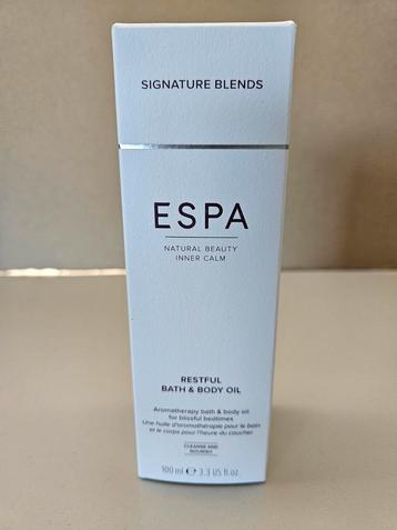 ESPA restful bath and body oil 100ml beschikbaar voor biedingen