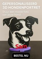 Gepersonaliseerd 3D Hondenportret – Een blijvende herinne, Ophalen of Verzenden, Nieuw