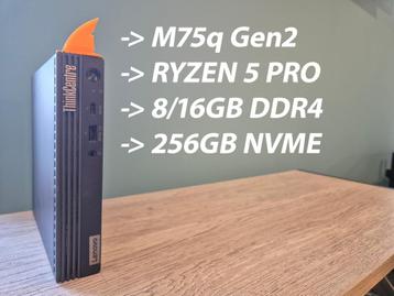 M75q VEGAGAMING | RYZEN 5 PRO 4650GE, 16GB DDR4, 256GB NVME beschikbaar voor biedingen