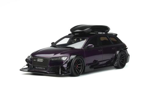 Audi RS6 Avant C7 Roofbox Paars Metallic GT Spirit GT864, Hobby en Vrije tijd, Modelauto's | 1:18, Nieuw, Auto, Overige merken