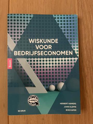 Wiskunde voor bedrijfseconomen beschikbaar voor biedingen