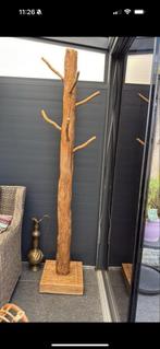 Unieke Houten Boom Kapstok, Huis en Inrichting, Woonaccessoires | Kapstokken, Ophalen, Gebruikt, Staande kapstok, 150 tot 200 cm