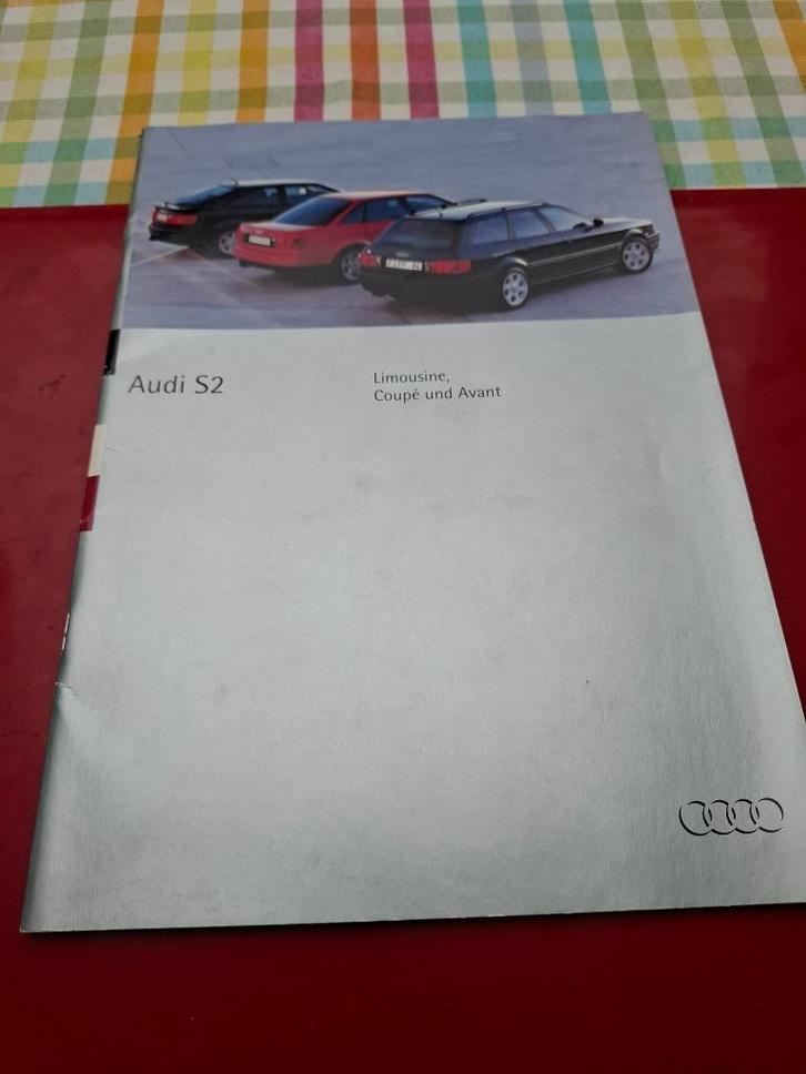 Duitse folder 1994: Audi S2 Limousine, Coupe und Avant, Boeken, Auto's | Folders en Tijdschriften, Zo goed als nieuw, Audi, Verzenden
