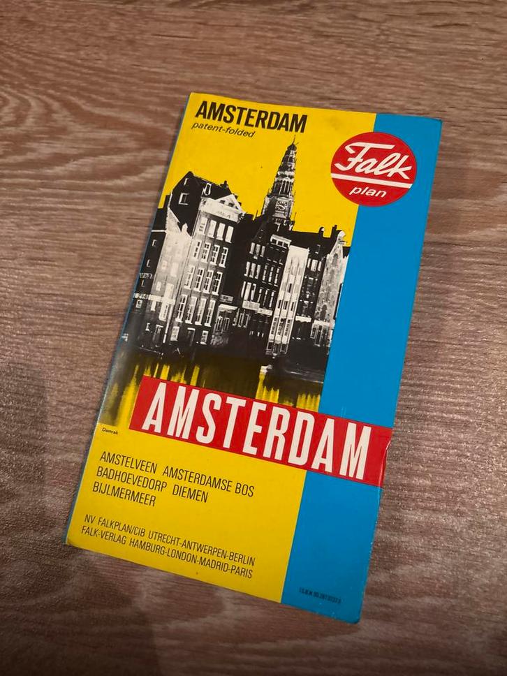Plattegrond Amsterdam - Falk Plan, Boeken, Atlassen en Landkaarten, Gelezen, Landkaart, Nederland, 1800 tot 2000, Ophalen of Verzenden