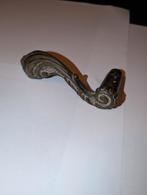 Oude deurklink met karakter, Ophalen of Verzenden, Gebruikt, Koper of Messing, Klink of Kruk