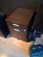 IKEA Burrau kastje met cijferslot op wielen, Minder dan 50 cm, Ophalen of Verzenden, Zo goed als nieuw, 3 of 4 laden