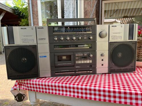 Ghettoblaster Philips Compo 8718, Audio, Tv en Foto, Radio's, Gebruikt, Overige typen, Ophalen