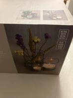 Gusta Kaarsenhouder met glaasjes - Nieuw, Nieuw, Ophalen of Verzenden, Metaal, Grijs