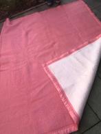Zuiver wollen deken 180x220 roze 100%wol, Ophalen of Verzenden
