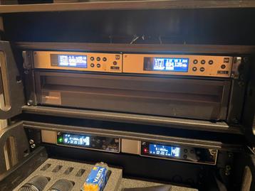 2x Senheiser EW100 G4 + 2x handheld 835 draadloze microfoon beschikbaar voor biedingen