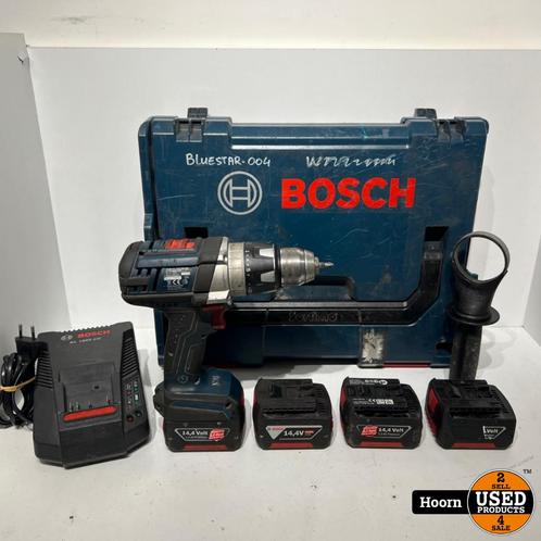 Bosch GSR 14,4 VE - 2- LI Accu Boor-/Schroefmachine Set, Doe-het-zelf en Verbouw, Gereedschap | Boormachines, Gebruikt, Boor- en Schroefmachine