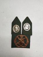 Oude  kleur Kraagspiegels van de Gnk Dienst met embleem, Verzamelen, Militaria | Algemeen, Ophalen of Verzenden, Landmacht, Nederland