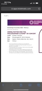 HARRY POTTER AND THE PHILOSOPHER'S STONE IN CONCERT, Tickets en Kaartjes, Eén persoon, Overige soorten