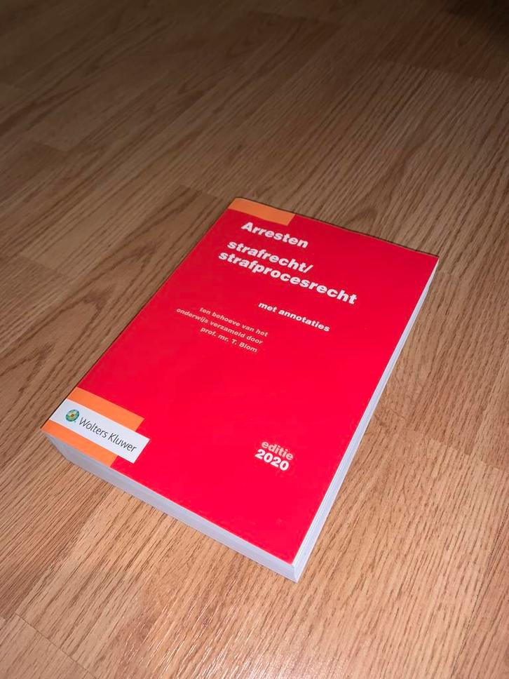 Arresten strafrecht/strafprocesrecht 2020, Boeken, Wetenschap, Zo goed als nieuw, Ophalen of Verzenden