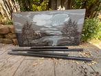 Gratis 3d schilderij op hardboard., Ophalen, Gebruikt, 50 tot 75 cm, Schilderij