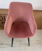 Velours Eetkamerstoel - Zo Goed Als Nieuw! 2 stuks, Huis en Inrichting, Stoelen, Ophalen, Overige kleuren, Zo goed als nieuw, Eén