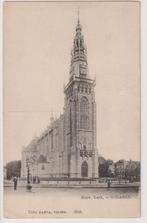 196 Schagen Herv Kerk met Mensen B21, Verzamelen, Verzenden, Voor 1920, Ongelopen, Noord-Holland