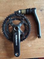 Truvativ trapas SRAM crankstel, Crankstel of Pedalen, Zo goed als nieuw, SRAM, Mountainbike