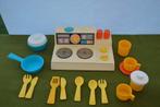 Vintage Fisher Prise keukenset met pannetjes en servies 1978, Kinderen en Baby's, Speelgoed | Fisher-Price, Ophalen of Verzenden