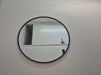 Grote ronde zwarte spiegel, Ophalen, Rond, Zo goed als nieuw, Minder dan 100 cm