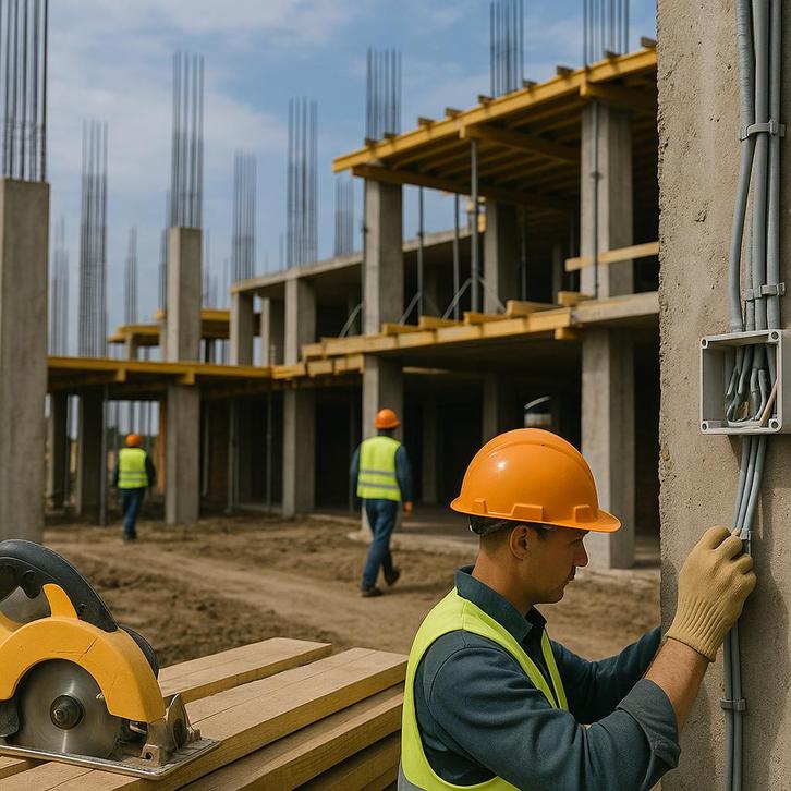 Allround bouwpersoneel beschikbaar, Diensten en Vakmensen, Aannemers, Nieuwbouw of Opbouw