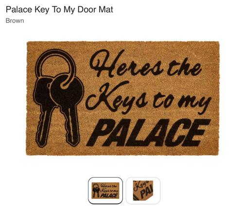 Palace deurmat (Palace Key To My Door Mat), Tuin en Terras, Deurmatten, Nieuw, Ophalen of Verzenden