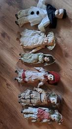 Oude poppen met porseleinen armen en benen, Ophalen, Gebruikt, Pop