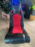 Gamestoel met speakers, Huis en Inrichting, Bureaustoelen, Ophalen, Zo goed als nieuw, Zwart