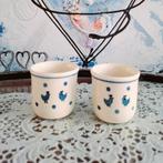 2 leuke vintage eierdopjes, Huis en Inrichting, Keuken | Servies, Ophalen of Verzenden, Gebruikt